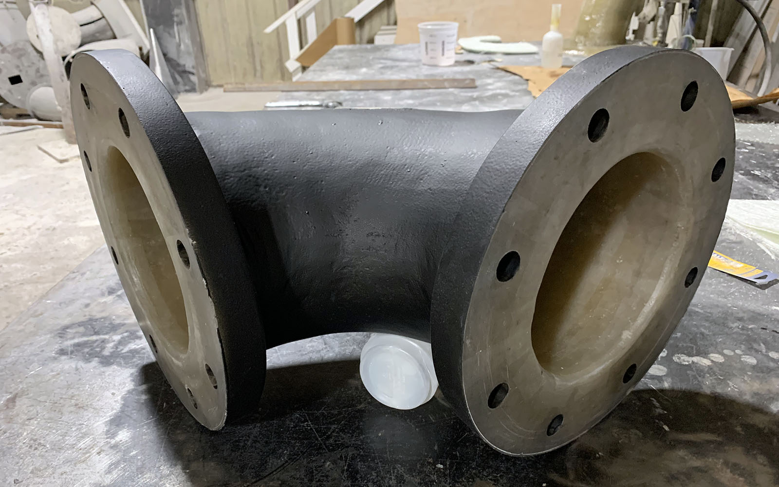FRP One Piece Flanged Elbow