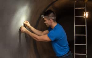 Replica Tape Surface Profile Testing