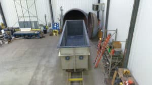 Rubber Lined Open Top Tank