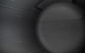 Rubber Lined Cistern Interior