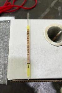 Chloride test titration tube