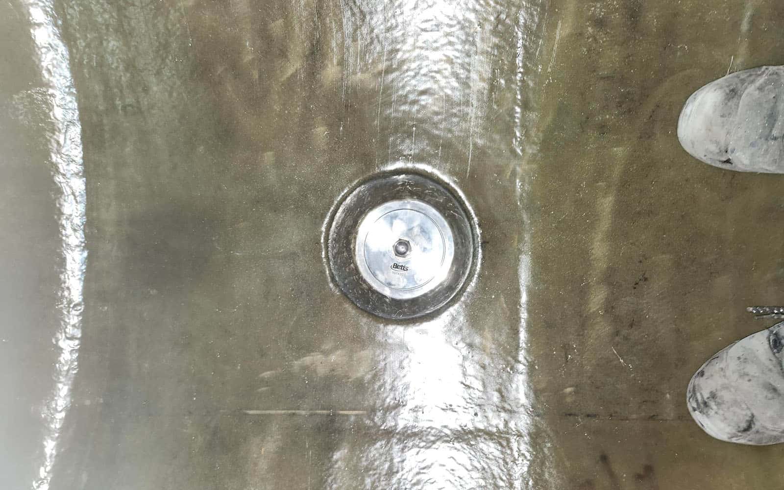 Fiberglass Lining on Steel