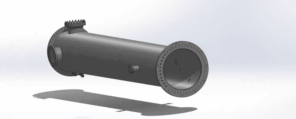 Header pipe SolidWorks model