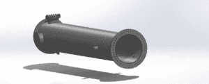 Header pipe SolidWorks model